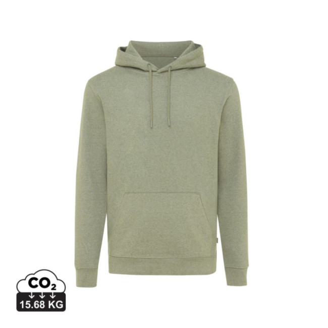 Sweat à capuche en coton recyclé non teinté Iqoniq Torres 