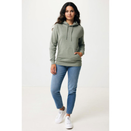 Sweat à capuche en coton recyclé non teinté Iqoniq Torres 