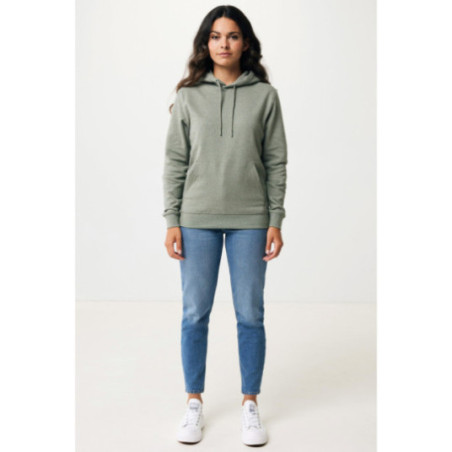 Sweat à capuche en coton recyclé non teinté Iqoniq Torres 