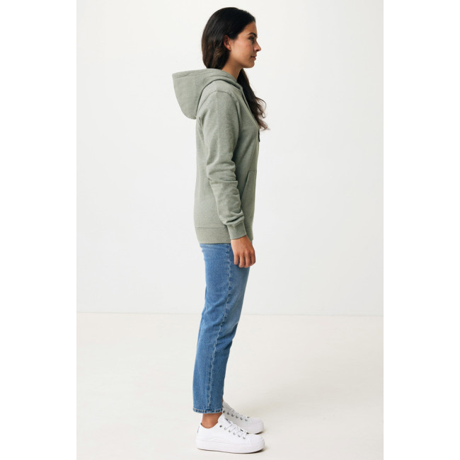 Sweat à capuche en coton recyclé non teinté Iqoniq Torres 