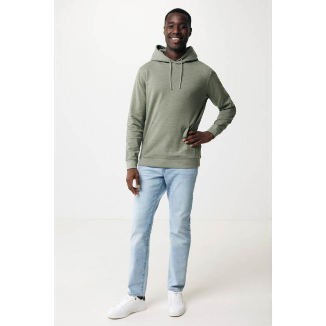 Sweat à capuche en coton recyclé non teinté Iqoniq Torres 