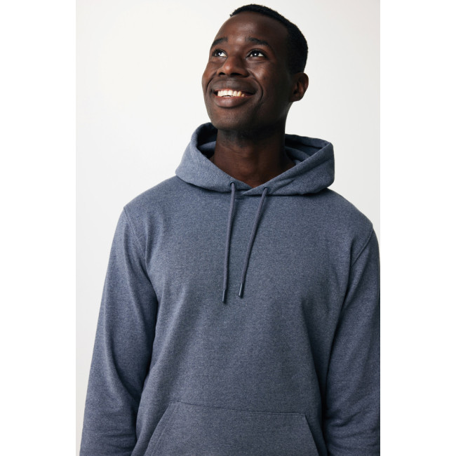 Sweat à capuche en coton recyclé non teinté Iqoniq Torres 