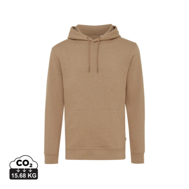 Sweat à capuche en coton recyclé non teinté Iqoniq Torres 