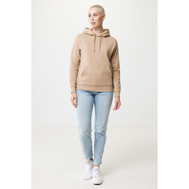 Sweat à capuche en coton recyclé non teinté Iqoniq Torres 