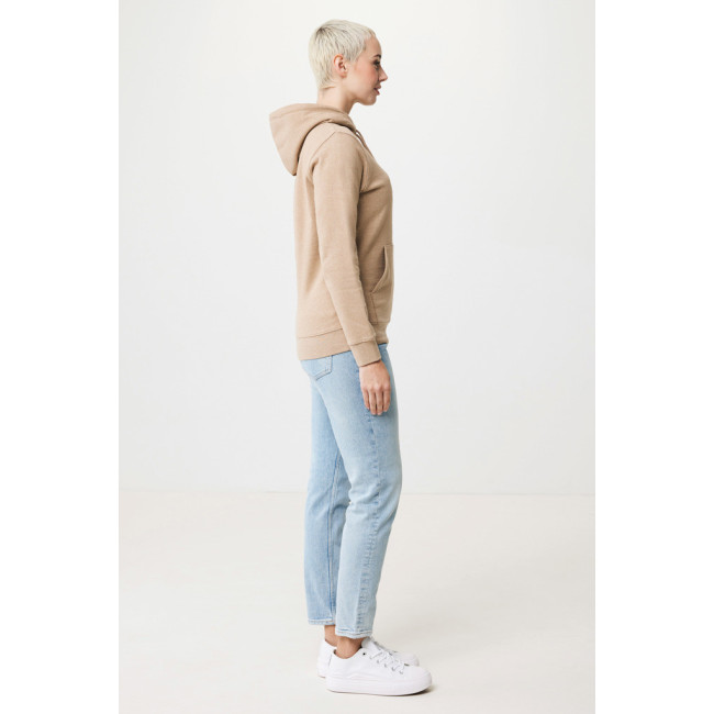 Sweat à capuche en coton recyclé non teinté Iqoniq Torres 
