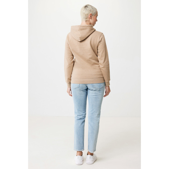 Sweat à capuche en coton recyclé non teinté Iqoniq Torres 