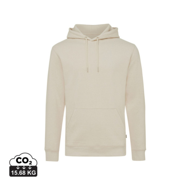 Sweat à capuche en coton recyclé non teinté Iqoniq Torres 