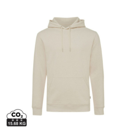 Sweat à capuche en coton recyclé non teinté Iqoniq Torres 