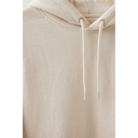 Sweat à capuche en coton recyclé non teinté Iqoniq Torres 