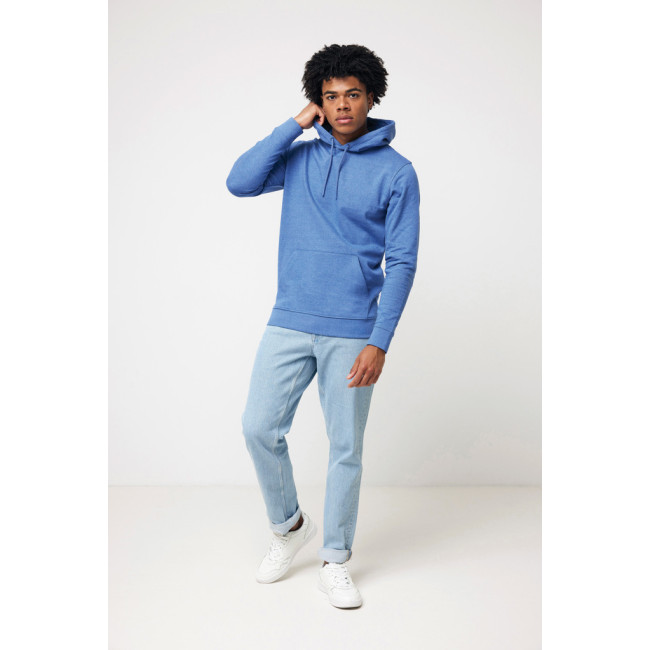 Sweat à capuche en coton recyclé non teinté Iqoniq Torres 