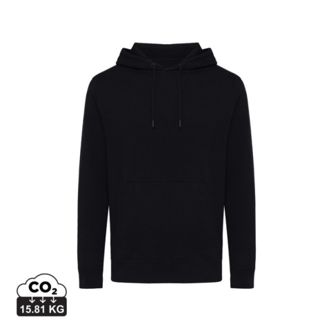 Sweat à capuche personnalisé en coton recyclé Iqoniq Rila 