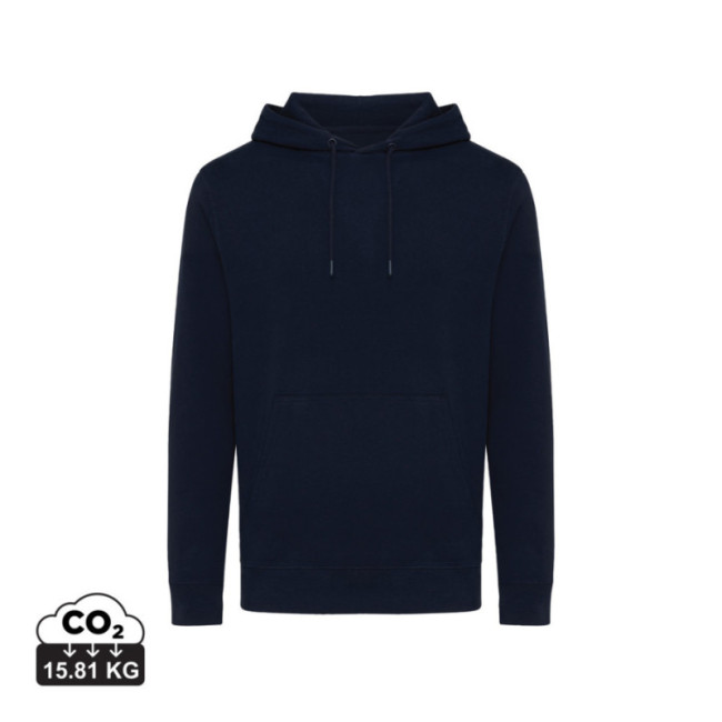 Sweat à capuche personnalisé en coton recyclé Iqoniq Rila 
