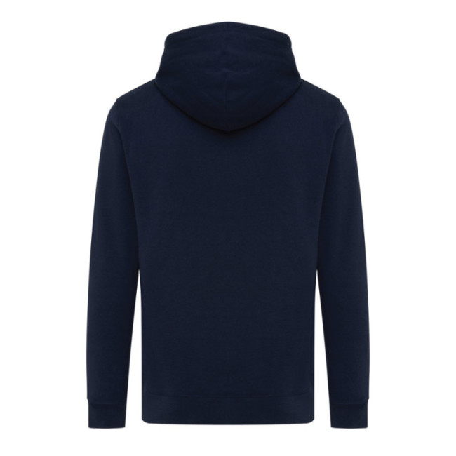 Sweat à capuche personnalisé en coton recyclé Iqoniq Rila 
