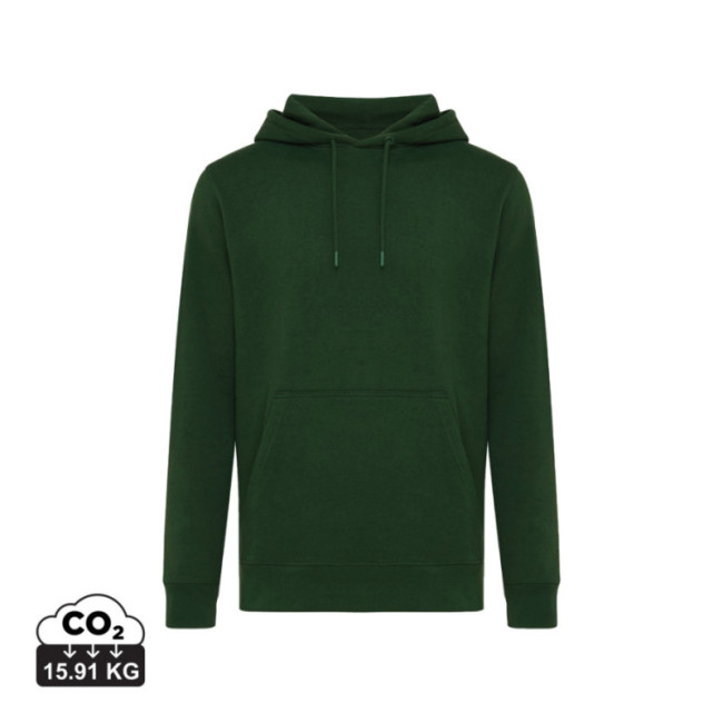 Sweat à capuche personnalisé en coton recyclé Iqoniq Rila 