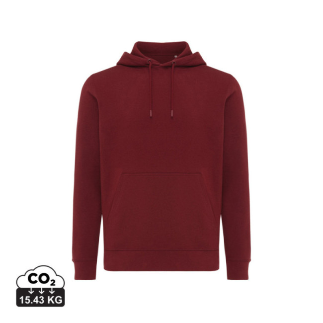 Sweat à capuche personnalisé en coton recyclé Iqoniq Rila 
