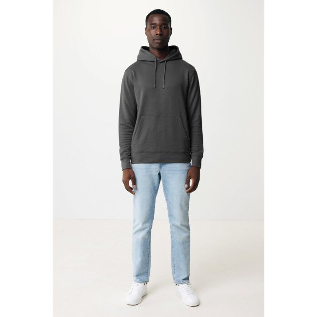 Sweat à capuche personnalisé en coton recyclé Iqoniq Rila 