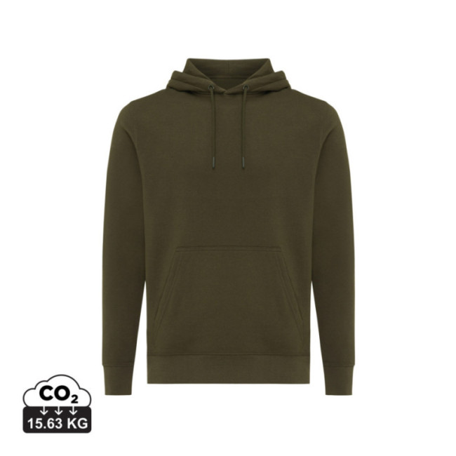 Sweat à capuche personnalisé en coton recyclé Iqoniq Rila 