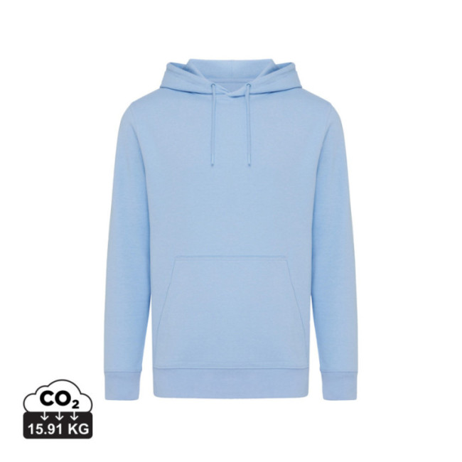 Sweat à capuche personnalisé en coton recyclé Iqoniq Rila 
