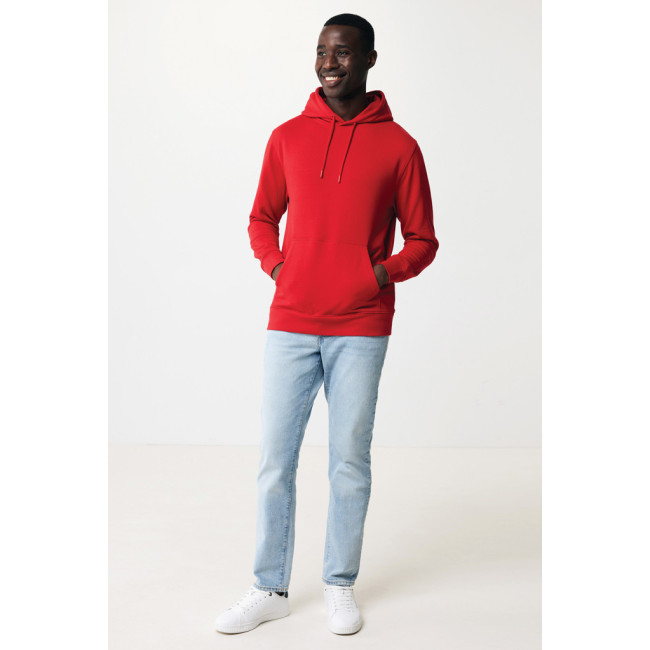 Sweat à capuche personnalisé en coton recyclé Iqoniq Rila 