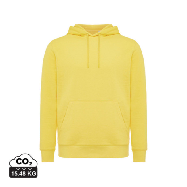 Sweat à capuche personnalisé en coton recyclé Iqoniq Rila 