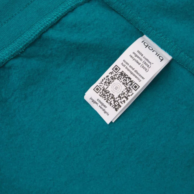 Pantalon de Jogging en coton recyclé Iqoniq Cooper 