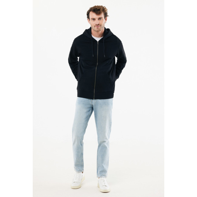 Sweat à capuche zippé en coton recyclé Iqoniq Abisko 