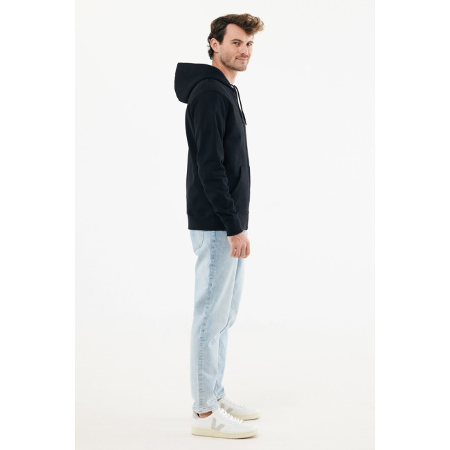 Sweat à capuche zippé en coton recyclé Iqoniq Abisko 