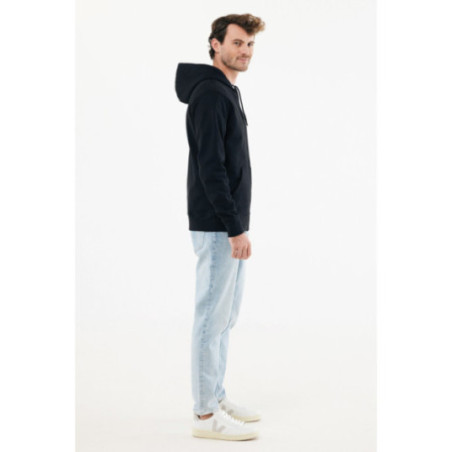 Sweat à capuche zippé en coton recyclé Iqoniq Abisko 