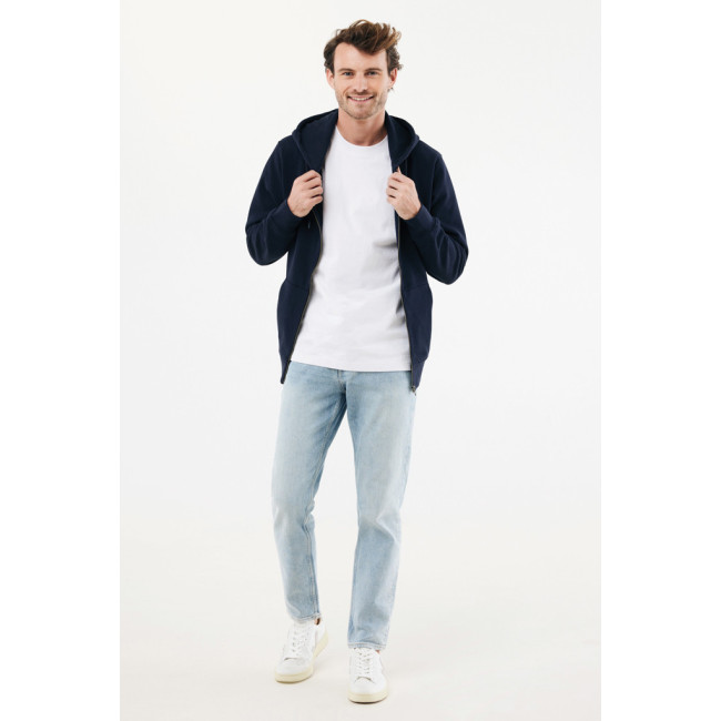 Sweat à capuche zippé en coton recyclé Iqoniq Abisko 