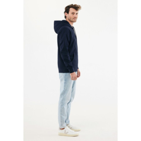 Sweat à capuche zippé en coton recyclé Iqoniq Abisko 