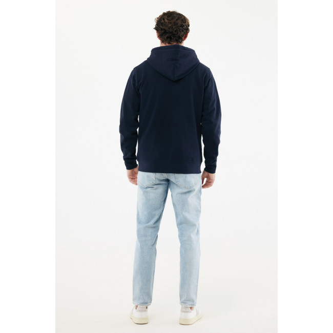 Sweat à capuche zippé en coton recyclé Iqoniq Abisko 