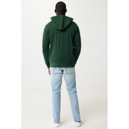 Sweat à capuche zippé en coton recyclé Iqoniq Abisko 