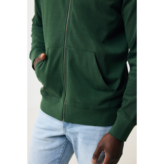 Sweat à capuche zippé en coton recyclé Iqoniq Abisko 