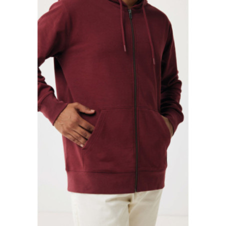 Sweat à capuche zippé en coton recyclé Iqoniq Abisko 
