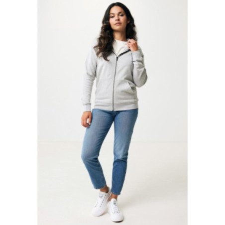 Sweat à capuche zippé en coton recyclé Iqoniq Abisko 