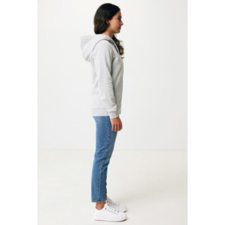 Sweat à capuche zippé en coton recyclé Iqoniq Abisko 