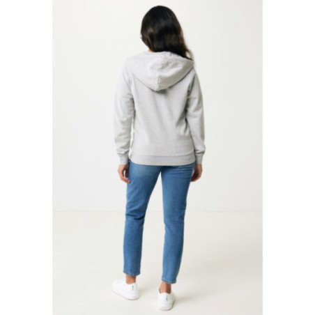 Sweat à capuche zippé en coton recyclé Iqoniq Abisko 