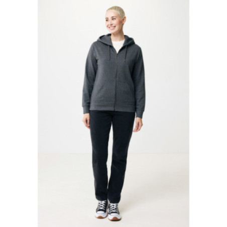 Sweat à capuche zippé en coton recyclé Iqoniq Abisko 