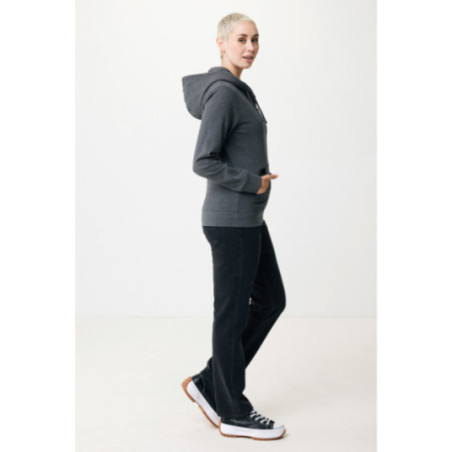 Sweat à capuche zippé en coton recyclé Iqoniq Abisko 
