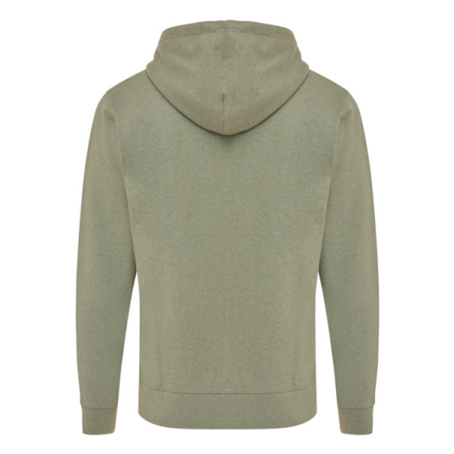 Sweat à capuche zippé en coton recyclé Iqoniq Abisko 