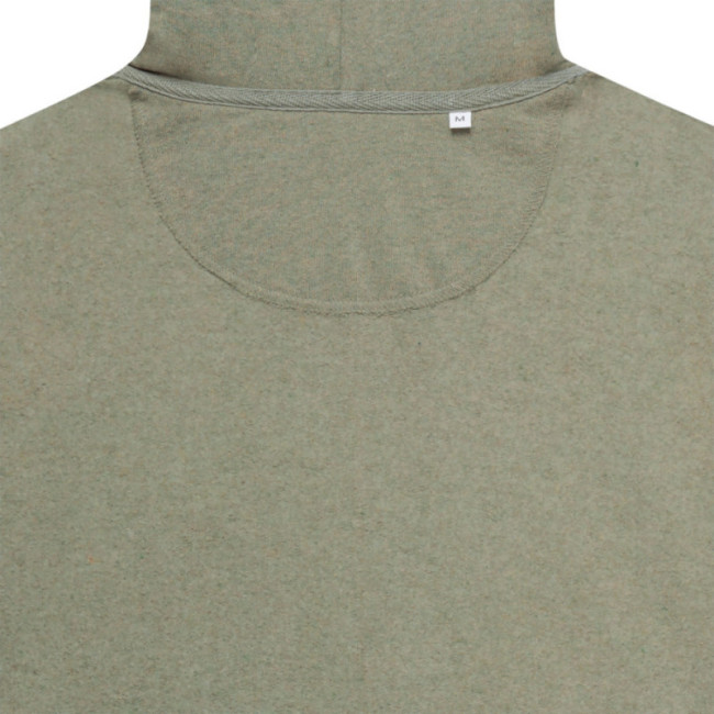 Sweat à capuche zippé en coton recyclé Iqoniq Abisko 