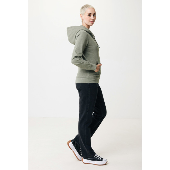 Sweat à capuche zippé en coton recyclé Iqoniq Abisko 