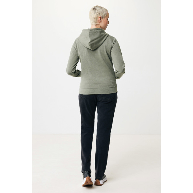 Sweat à capuche zippé en coton recyclé Iqoniq Abisko 