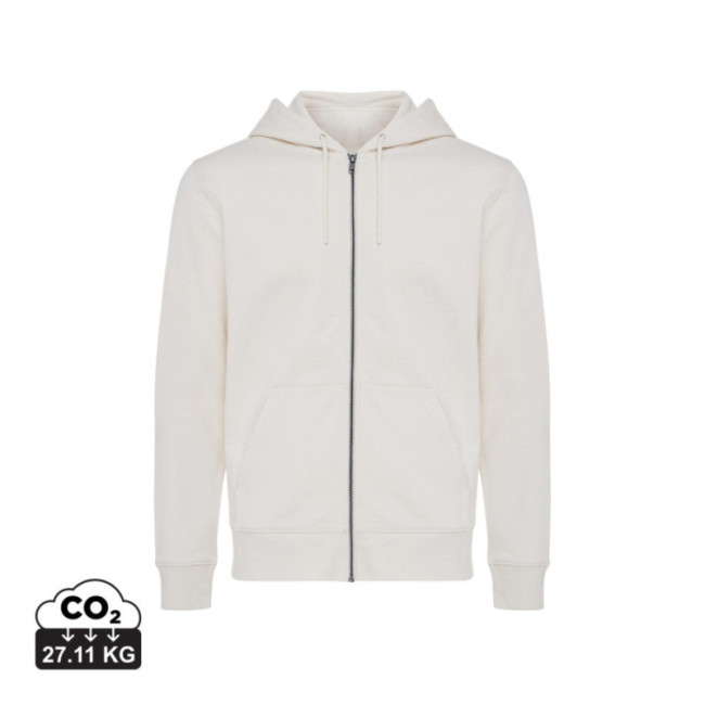 Sweat à capuche zippé en coton recyclé Iqoniq Abisko 