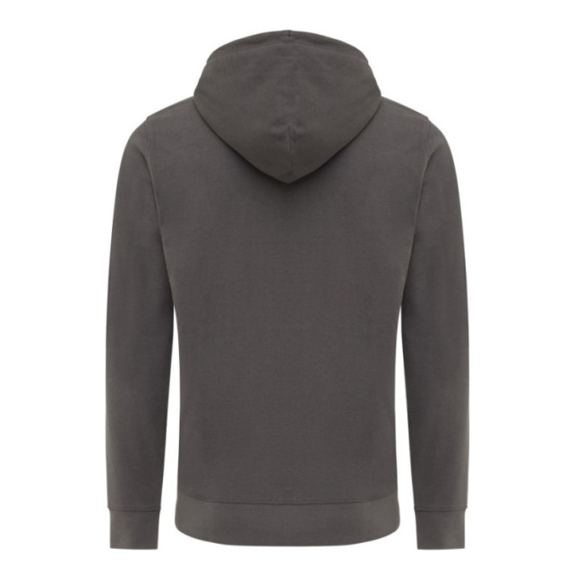 Sweat à capuche zippé en coton recyclé Iqoniq Abisko 
