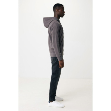Sweat à capuche zippé en coton recyclé Iqoniq Abisko 