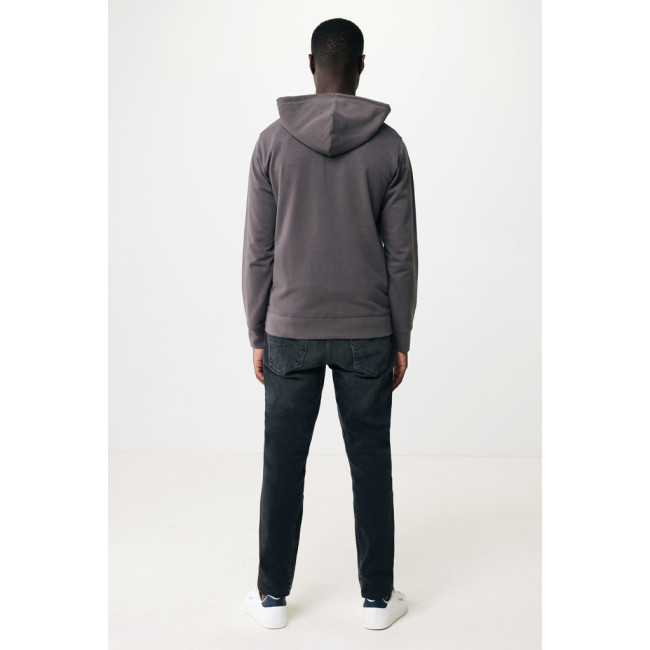 Sweat à capuche zippé en coton recyclé Iqoniq Abisko 