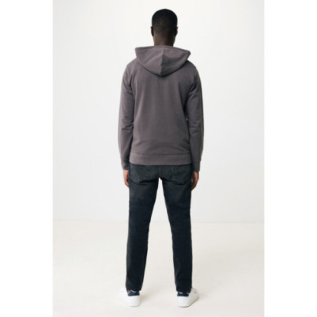 Sweat à capuche zippé en coton recyclé Iqoniq Abisko 