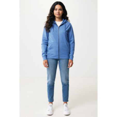 Sweat à capuche zippé en coton recyclé Iqoniq Abisko 