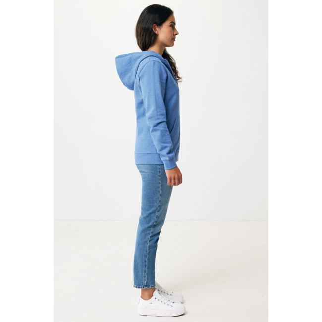 Sweat à capuche zippé en coton recyclé Iqoniq Abisko 